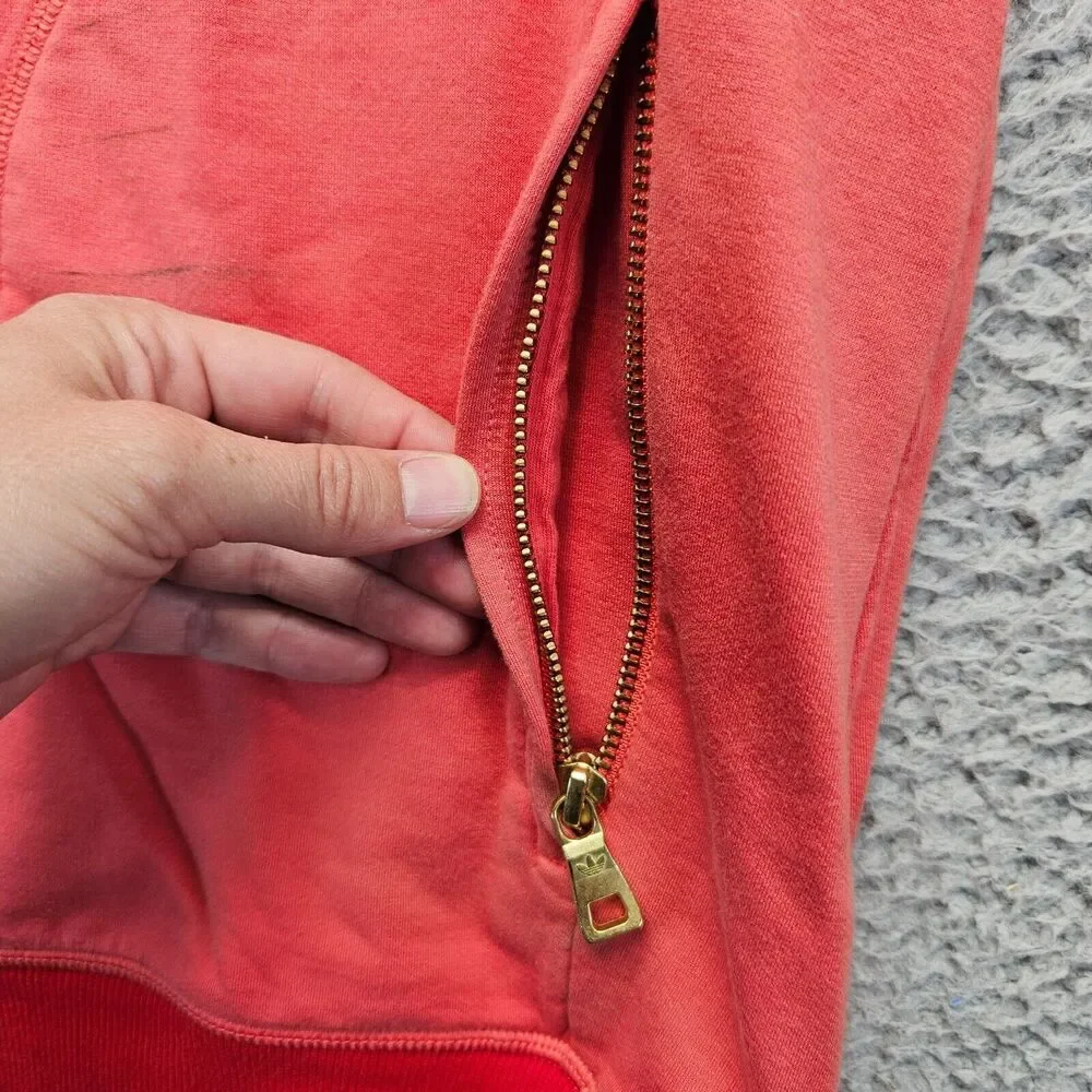 adidas Originals x Oyster Sweatshirt Mens Size Medium Red Crewneck Pullover‎